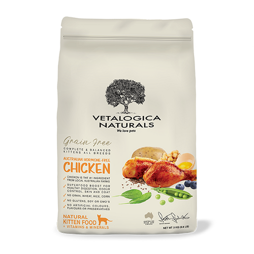 Vetalogica Naturals Grain Free Chicken Kitten Food 3kg